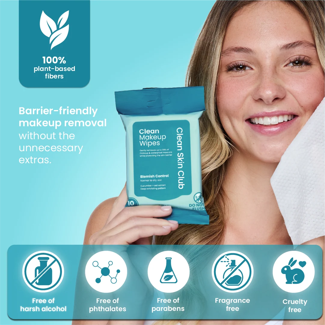 Clean Makeup Wipes Blemish Control Travel - 10ct - Image 6