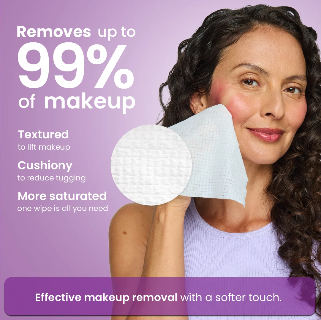 Clean Makeup Wipes Healthy Aging Travel - 10ct - Image 3