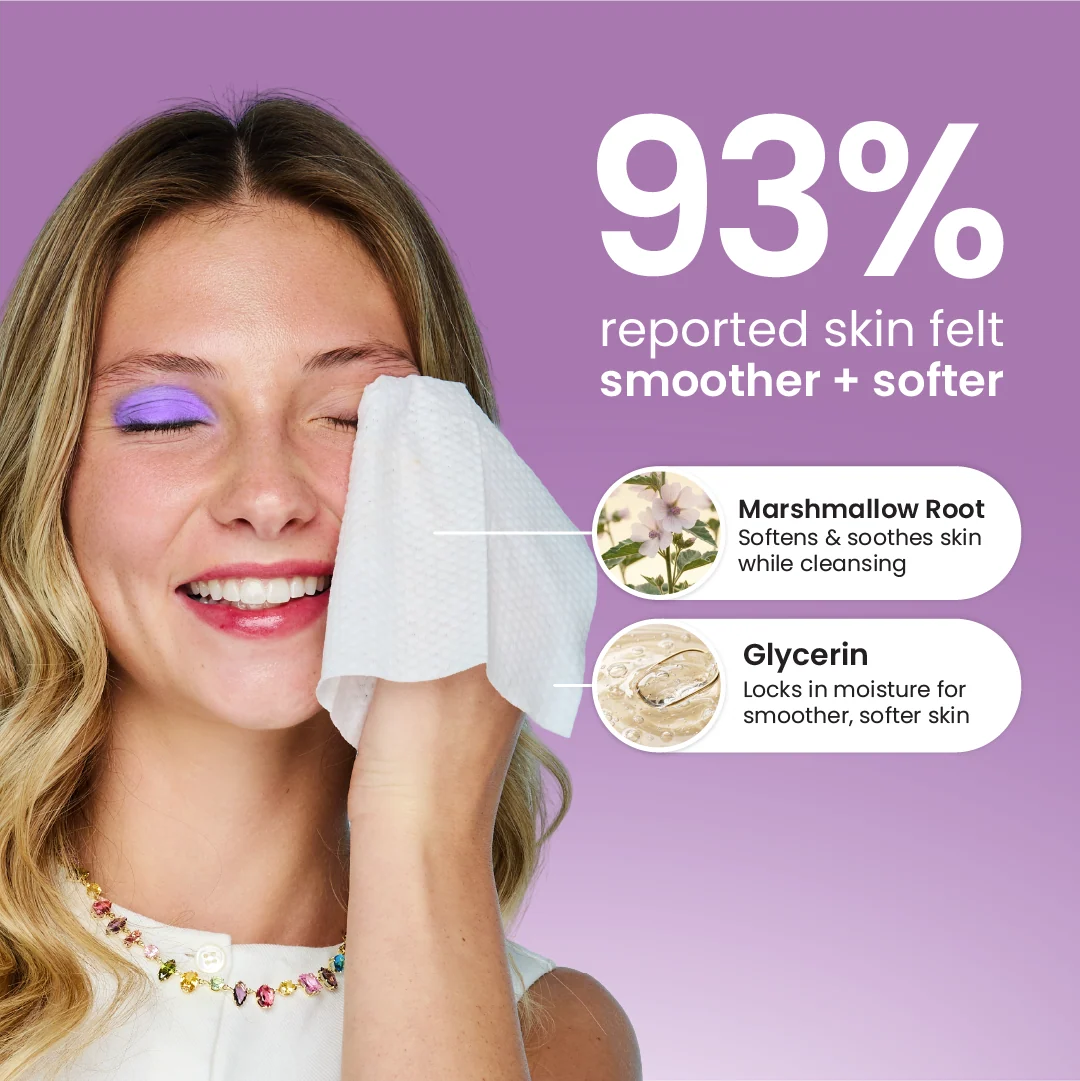 Clean Makeup Wipes Healthy Aging Travel - 10ct - Image 8