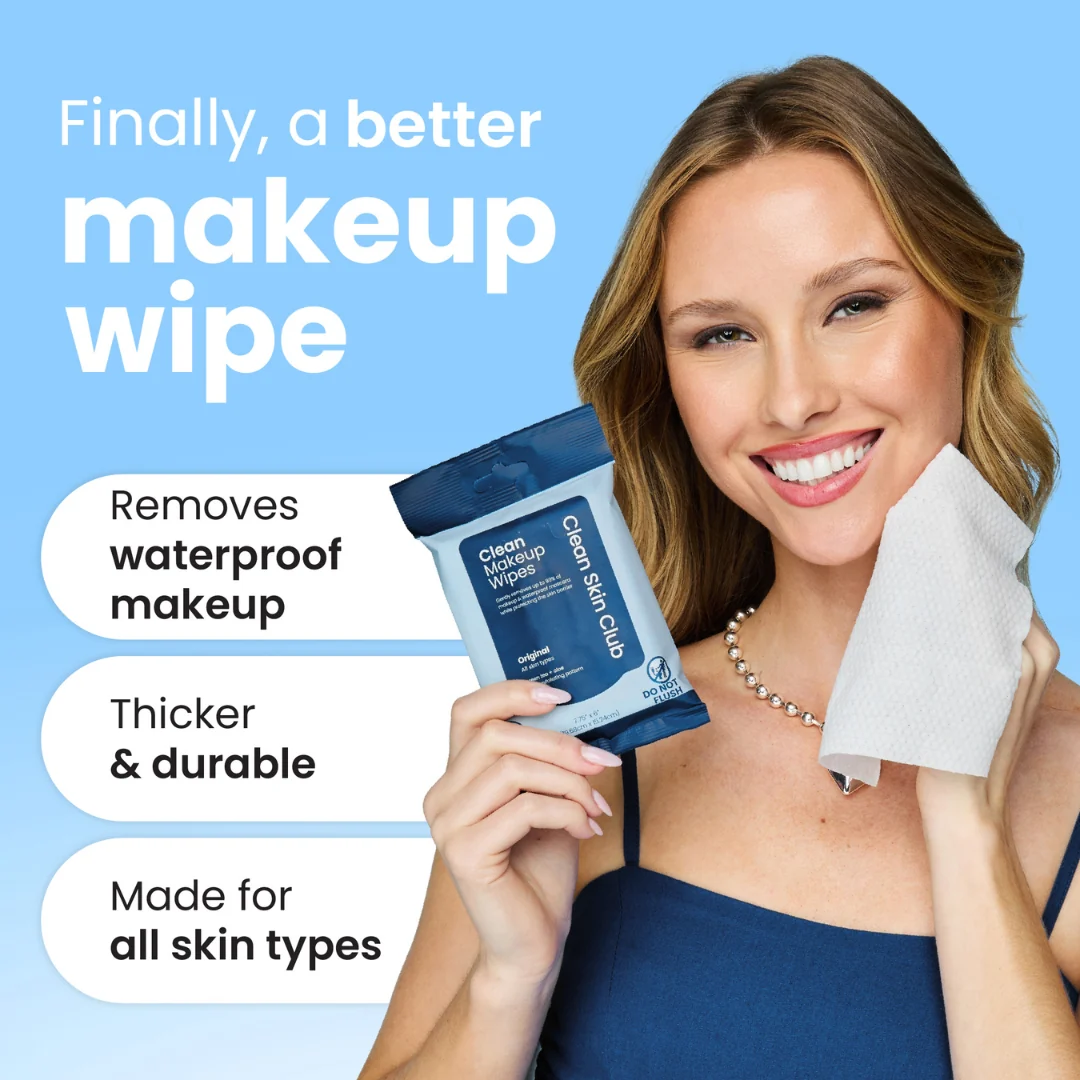 Clean Makeup Wipes Original Travel - 10ct - Image 4