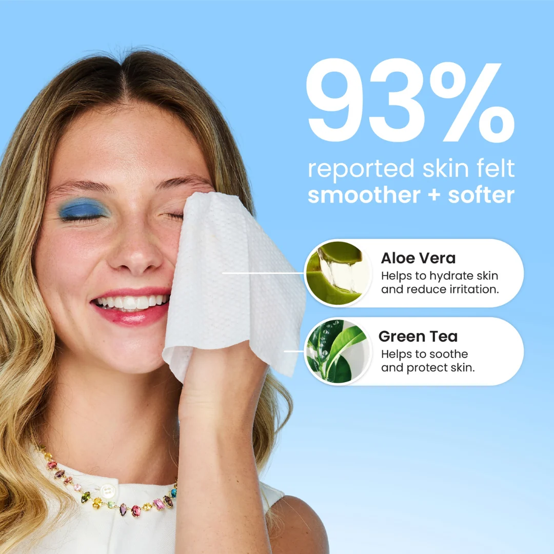 Clean Makeup Wipes Original Travel - 10ct - Image 8